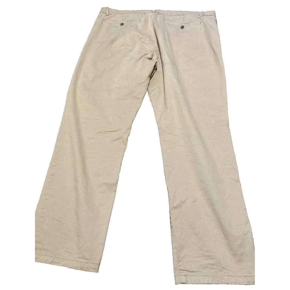 Banana Republic Khaki Chino Pants Men's 40x30 Beige Straight Leg Stretch Casual